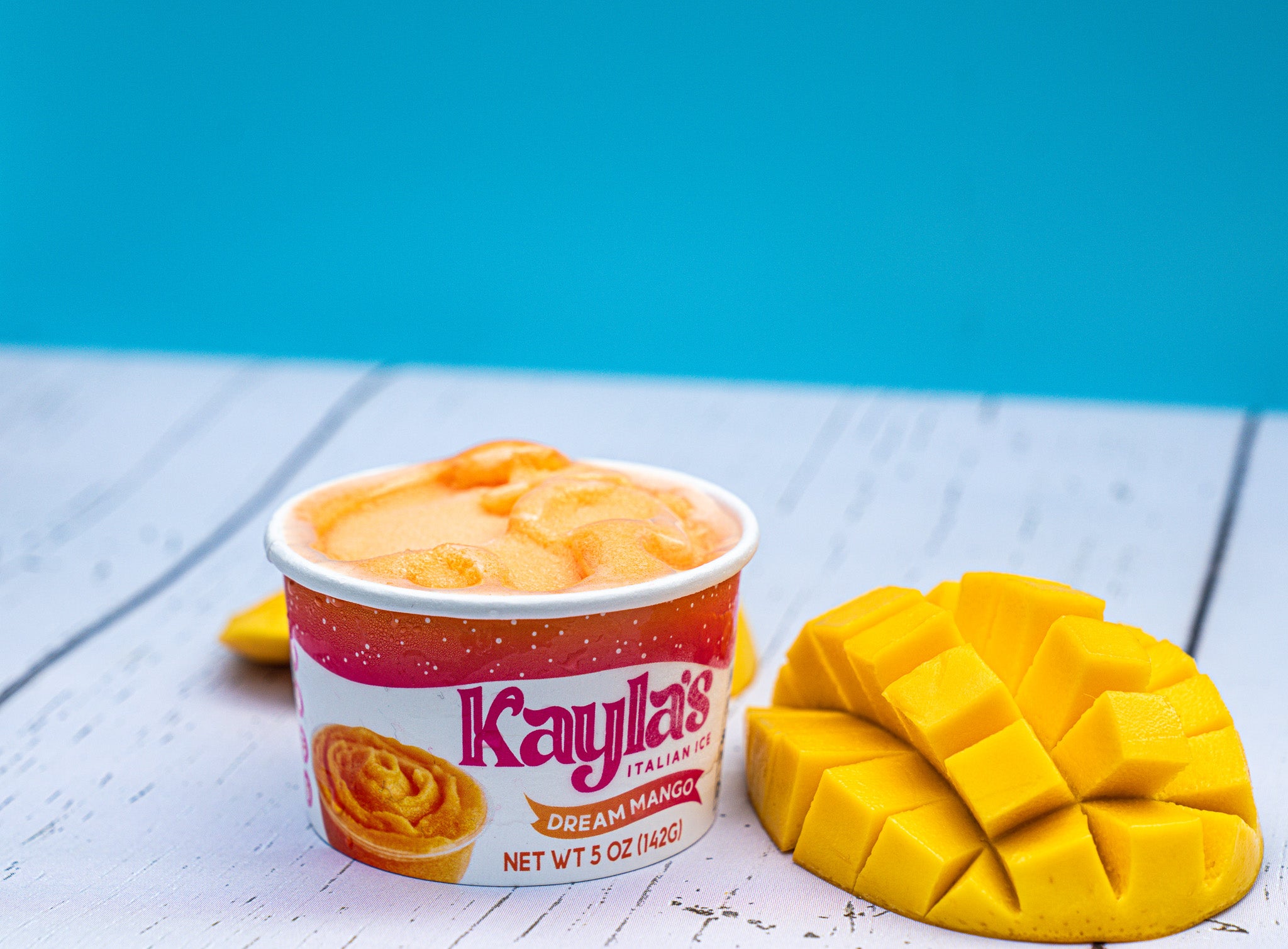 Dream Mango Italian Ice - 6 Pack (5oz Cups)