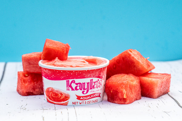 Aqualicious Watermelon Italian Ice - 6 Pack (5oz Cups)